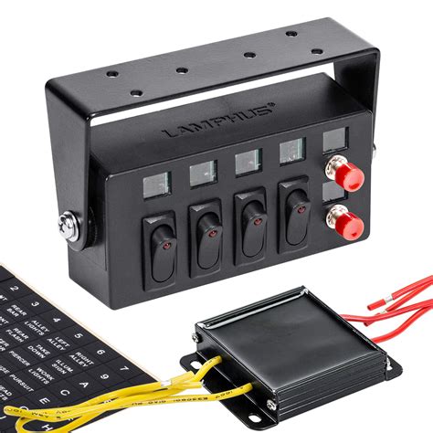 rocker switch junction box|rocker switches 12v on off.